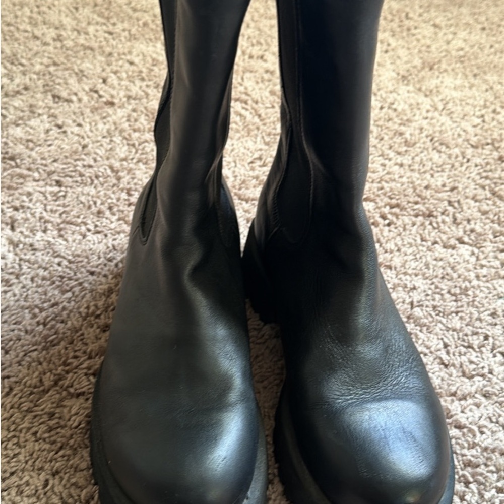 Steve Madden Dark Leather Footwear